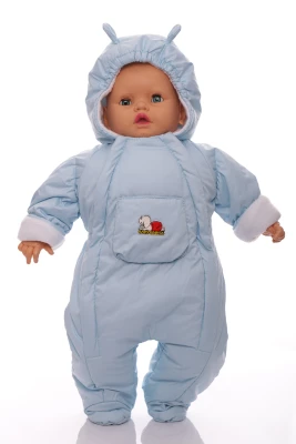 Чоловічок на флісі для хлопчика Babykroha ніжно блакитний