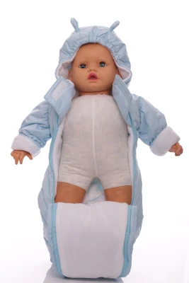 Чоловічок на флісі для хлопчика Babykroha ніжно блакитний