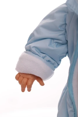 Чоловічок на флісі для хлопчика Babykroha ніжно блакитний