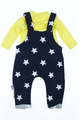Водолазка з напівкомбінезоном інтерлок "Star" жовтий