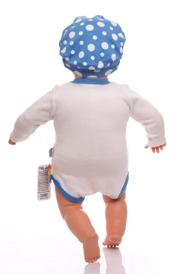 Повзунки, боді та шапка для хлопчика трикотажні Chef блакитні