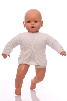 Сорочка з кофтою трикотажні бежеві