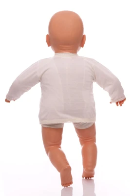 Сорочка з кофтою трикотажні бежеві