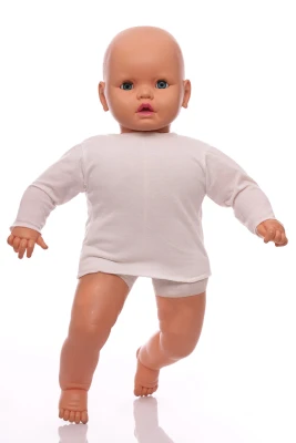 Сорочка з кофтою трикотажні бежеві