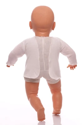 Сорочка з кофтою трикотажні бежеві