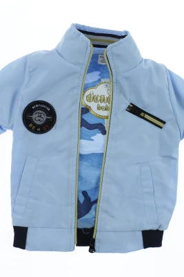 Вітровка з водолазкою та штанами для хлопчика "Man" блакитний