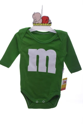 Боді з довгим рукавом "М" зелений інтерлок Murat Baby