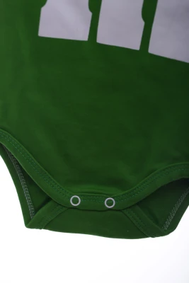 Боді з довгим рукавом "М" зелений інтерлок Murat Baby