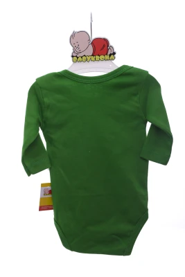 Боді з довгим рукавом "М" зелений інтерлок Murat Baby