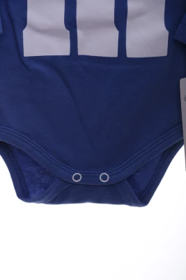 Боді з довгим рукавом для хлопчика інтерлок "М" синє Murat Baby