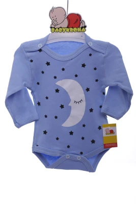 Боді з довгим рукавом для хлопчика Night блакитне Murat Baby
