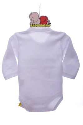 Боді з довгим рукавом інтерлок Mini Boss біле Murat Baby