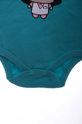 Боді з довгим рукавом інтерлок "Doctor" зелений Necixc