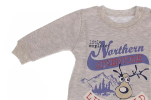 Водолазка для хлопчика трикотажна Northern сіра