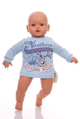 Водолазка для хлопчика трикотажна Northern блакитна