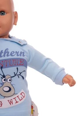 Водолазка для хлопчика трикотажна Northern блакитна