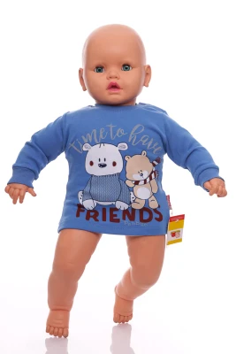 Водолазка для хлопчика трикотажна Friend's синя