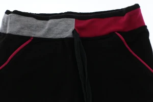 Трикотажні брюки для дівчинки Серце чорний