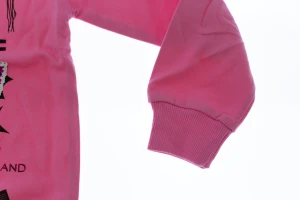 Водолазка на флісі для дівчинки трикотажна Star рожева