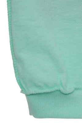 Водолазка на флісі для дівчинки трикотажна Star м'ятна