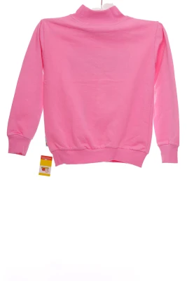 Водолазка на флісі для дівчинки трикотажна Love рожева