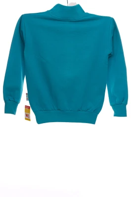 Водолазка на флісі для хлопчика трикотажна з Машиною зелена