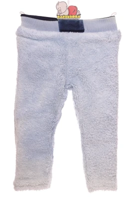 Джинси на махрі для дівчинки з паєтками сині