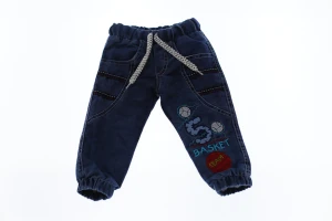 Джинси на махрі для хлопчика 5 сині