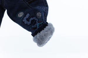 Джинси на махрі для хлопчика 5 сині