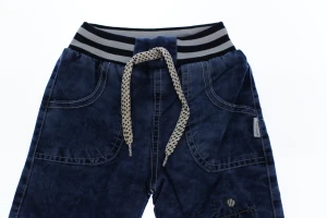 Джинси на манжеті для хлопчика сині