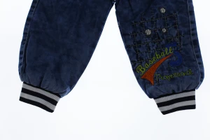 Джинси на манжеті для хлопчика сині