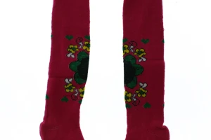 Колготи на махрі для дівчинки Зайчик червоні