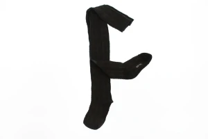 Колготи трикотажні для дівчинки однотонні чорні