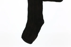 Колготи трикотажні для дівчинки однотонні чорні