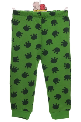 Піжама з довгим рукавом для хлопчика трикотажна Жабка зелена