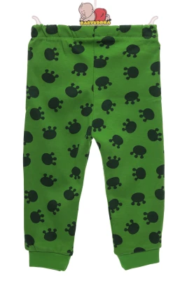 Піжама з довгим рукавом для хлопчика трикотажна Жабка зелена