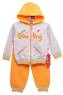 Костюм на флісі для хлопчика трикотажний Bowling жовтий