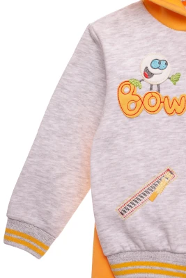 Костюм на флісі для хлопчика трикотажний Bowling жовтий