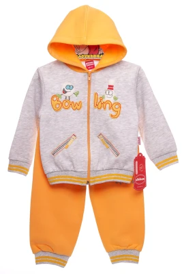 Костюм на флісі для хлопчика трикотажний Bowling жовтий