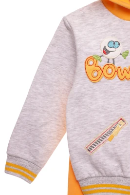 Костюм на флісі для хлопчика трикотажний Bowling жовтий