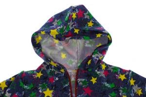 Костюм на флісі для дівчинки трикотажний зірки червоний