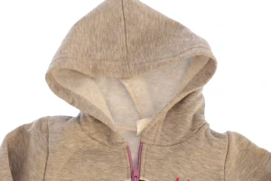 Костюм на флісі для дівчинки трикотажний Сонечко сірий