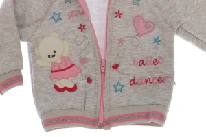 Костюм на флісі для дівчинки трикотажний Star рожевий