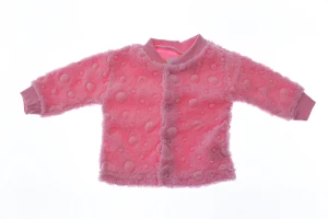 Кофта для дівчинки трава рожева