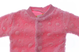 Кофта для дівчинки трава рожева