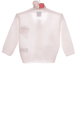 Кофта для хлопчика в'язка з Лисою