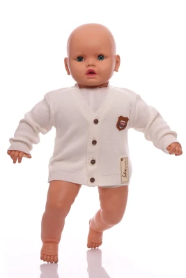 Кофта для хлопчика в'язка new style молочний