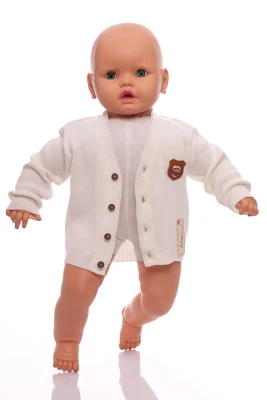 Кофта для хлопчика в'язка new style молочний