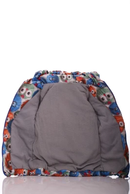 Куртка на синтепоні для дівчинки Babykroha з принтом Пушистиків Євро біла