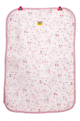 Пелюшка клейонка для дівчинки рожева з Собачкою 40*60 см Murat Baby
